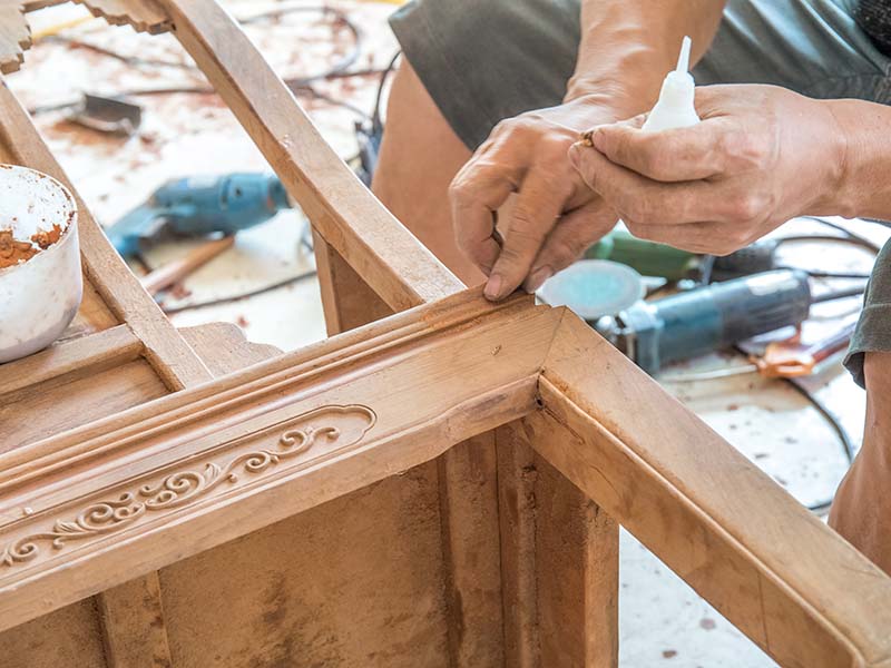 梅江旧家具翻新改色怎么做