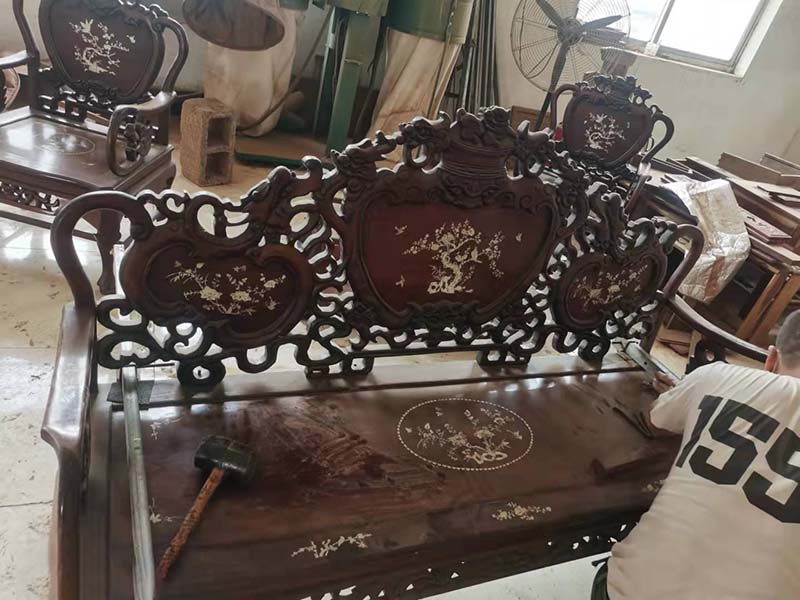 梅江旧红木家具保养